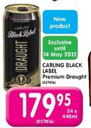 Carling Black Label Premium Drought-24 x 440ml