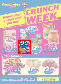 Cambridge Food Gauteng : Crunch Week (23 Nov - 30 Nov 2017), page 1