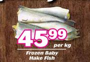 Frozen Baby Hake Fish-Per kg