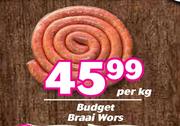 Budget Braai Wors-Per kg