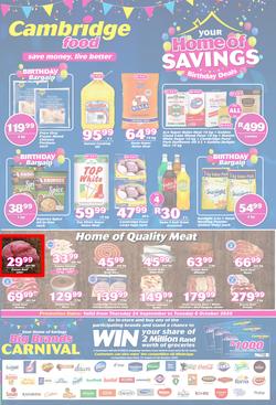 Cambridge Food KwaZulu-Natal : Home Of Savings (24 September - 6 October 2020), page 1