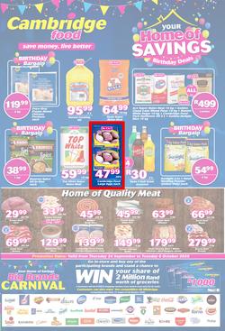 Cambridge Food KwaZulu-Natal : Home Of Savings (24 September - 6 October 2020), page 1