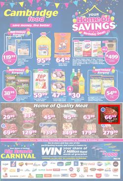 Cambridge Food KwaZulu-Natal : Home Of Savings (24 September - 6 October 2020), page 1