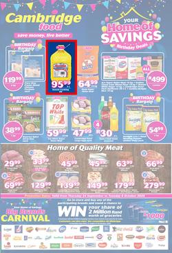 Cambridge Food KwaZulu-Natal : Home Of Savings (24 September - 6 October 2020), page 1
