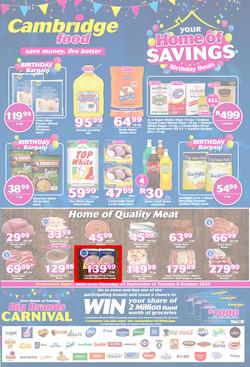 Cambridge Food KwaZulu-Natal : Home Of Savings (24 September - 6 October 2020), page 1