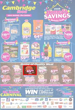 Cambridge Food KwaZulu-Natal : Home Of Savings (24 September - 6 October 2020), page 1