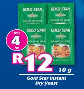 Gold Star Instant Dry Yeast-For 4 x 10g