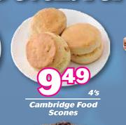 Cambridge Food Scones-4's Pack