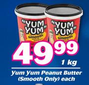 Yum Yum Peanut Butter-1kg Each