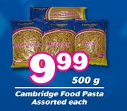 Cambridge Food Pasta Assorted-500g Each