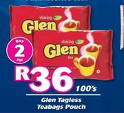 Glen Tagless Teabags Pouch-For 2 x 100's Pack 
