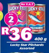 Lucky Star Pilchards Assorted-For 2 x 400g 