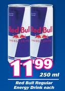 Red Bull Regular Energy Drink-250ml Each