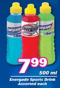 Energade Sports Drink Assorted-500ml Each