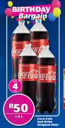 Coca Cola Soft Drink-For 4 x 1.5Ltr