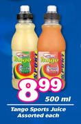 Tango Sports Juice Assorted-500ml Each