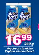 Yogoboost Drinking Yoghurt Assorted-900g Each