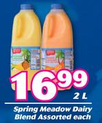 Spring Meadow Dairy Blend Assorted-2Ltr Each