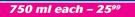 Domestos Toilet Thick Bleach Assorted-750ml Each