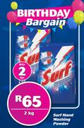 Surf Hand Washing Powder-For 2 x 2kg