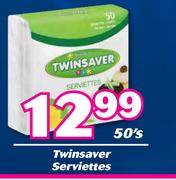 Twinsaver Serviettes-50's