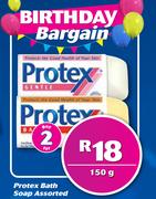 Protex Bath Soap Assorted-For 2 x 150g