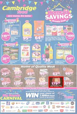 Cambridge Food Zululand : Home Of Savings (24 September - 6 October 2020), page 1