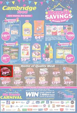 Cambridge Food Zululand : Home Of Savings (24 September - 6 October 2020), page 1