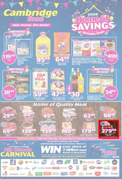 Cambridge Food Zululand : Home Of Savings (24 September - 6 October 2020), page 1