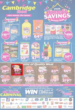 Cambridge Food Zululand : Home Of Savings (24 September - 6 October 2020), page 1
