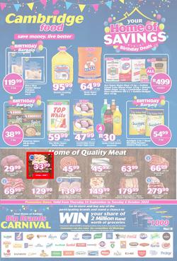 Cambridge Food Zululand : Home Of Savings (24 September - 6 October 2020), page 1