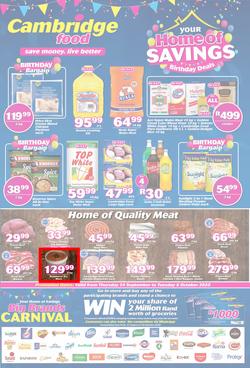 Cambridge Food Zululand : Home Of Savings (24 September - 6 October 2020), page 1