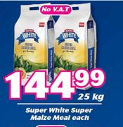 Super White Super Maize Meal-25kg Each