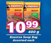 Knorrox Soup Bag Assorted-400g Each