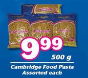 Cambridge Food Pasta Assorted-500g Each