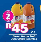 Clover Nectar Fruit Fruit Juice Blend Assorted-For 2 x 2Ltr Each