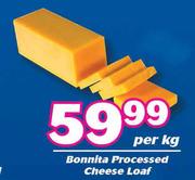 Bonnita Processed Cheese Loaf-Per kg