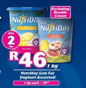Nutriday Low Fat Yoghurt Assorted-1kg Each