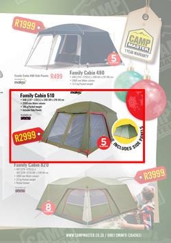 Special Camp Master Family Cabin 510 Www Guzzle Co Za