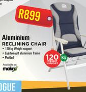 Camp Master Aluminium Reclining Chair