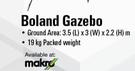 Camp Master Boland Gazebo