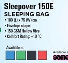 Camp Master Sleepover150E Sleeping Bag