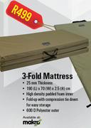 Camp Master 3-Folds Mattress