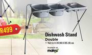 Dishwash Stand Double 153x39x85cm