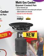 Campmaster Multi Gas Cooker Enamel Coated Pan