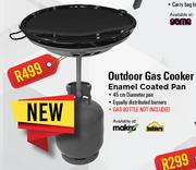 Campmaster Outdoor Gas Cooker Enamel Coated Pan