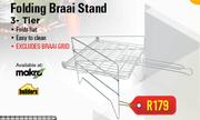 Campmaster Folding Braai Stand 3 Tier