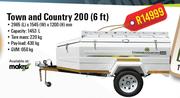Campmaster Town & Country 200 6 Ft Trailer