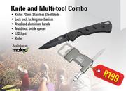 Campmaster 2 Pack Utility KnifeKnife & Multi Tool Combo
