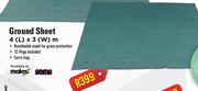 Camp Master Ground Sheet 4L x 3W M